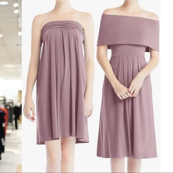 NWOT Multi-Way Loop Fit & Flare Dress DESSY COLLECTION size L - Picture 2 of 11